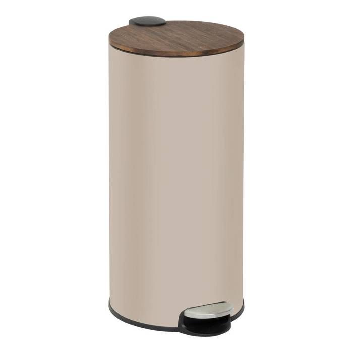 Poubelle Modern Color avec Pedale 30L Argile et Acacia 377x292x595 cm - 5 five simply smart