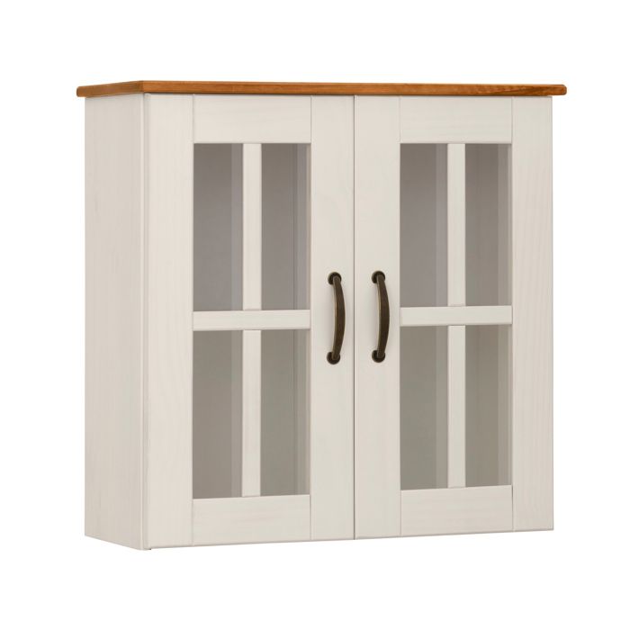 Alby-armoire Murale Avec Deux Portes En Verre Alby-armoire Murale Avec Deux Portes En Verre