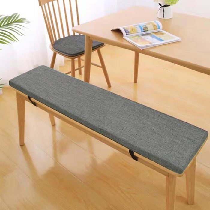 Coussins pour Bancs De Jardin Coussin Salon De Jardin Exterieur Antidérapant Coussin De Siège Gris foncé 100x30x5cm