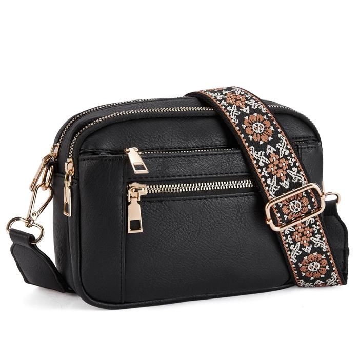Sac a Main Femme XJYDNCG Sac bandoulière femme Mode - DEX03 - Noir