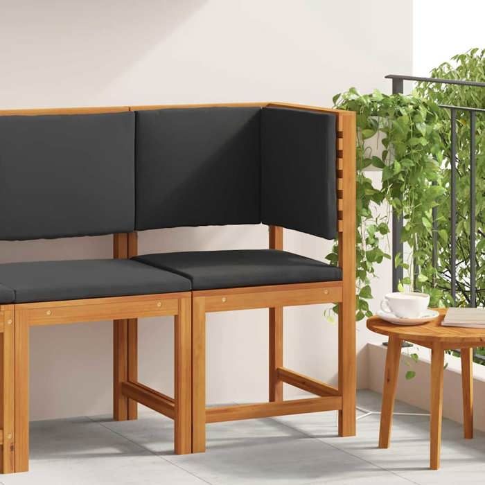 VIDAXL Chaise de jardin(1 PC) - Fauteuil relax - Marron 50x50x91cm Bois dacacia massif M10869