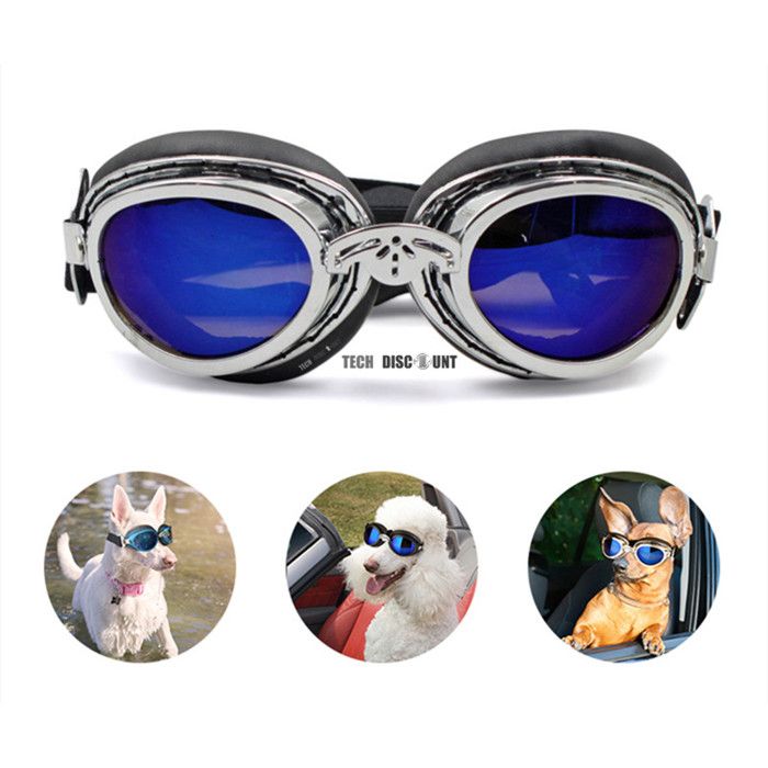 Lunettes de soleil pour chien chat - TCHOUPIN - moto uv animaux de compagnie moyen grand de protection impermeable femelle male d