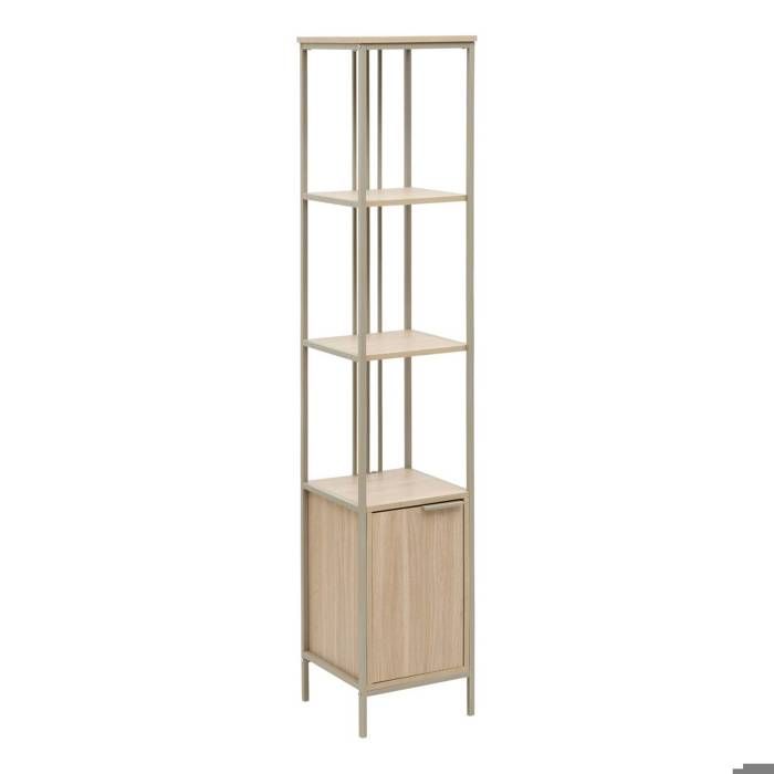 Étagère Duna rectangulaire 35x35cm 1 porte beige - 5five Étagère Duna rectangulaire 35x35cm 1 porte beige - 5five