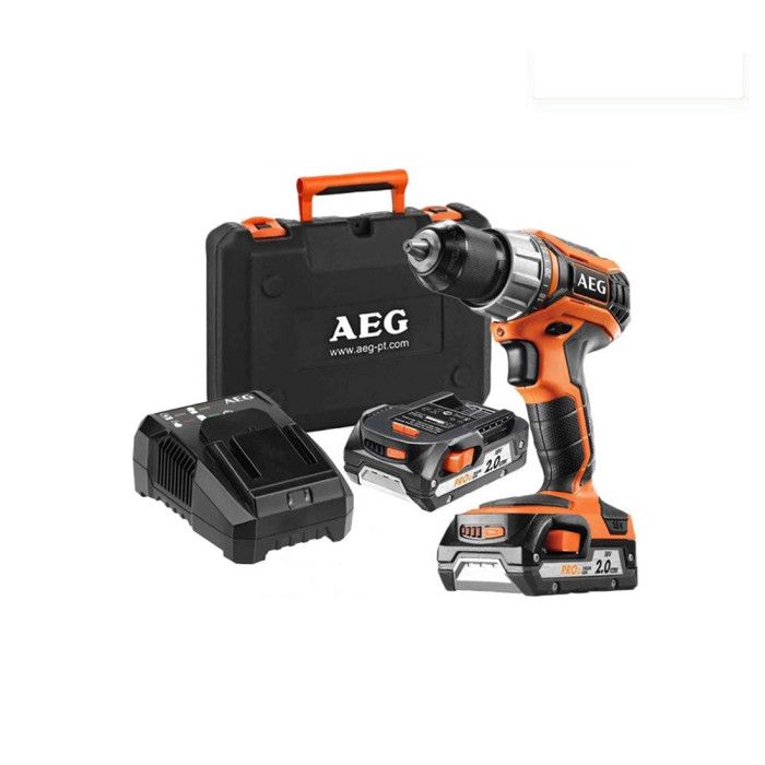 Perceuse Visseuse Compacte Aeg 18v Li Ion 2 Batteries 2 0ah 1 Chargeur 40min Bs18c2 Li 202c Achat Vente Perceuse Perceuse Visseuse Bs18c2 Cdiscount