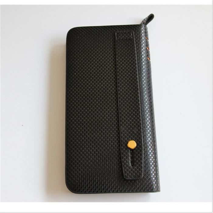 Portefeuille Homme Luxe Porte Carte Bancaire Aluminium Meilleure Qualite Porte Monnaie Homme Fantaisie Agreable Portefeuilles Cdiscount Bagagerie Maroquinerie