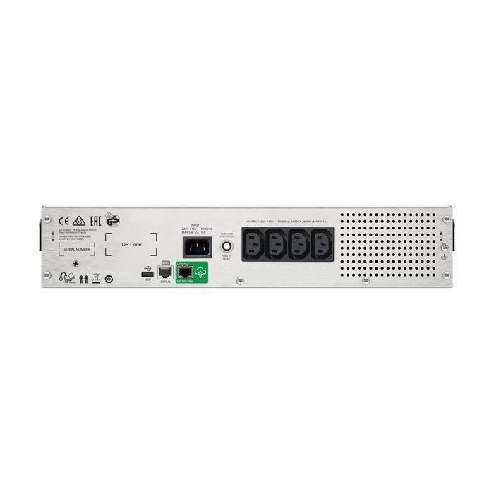APC Onduleur ligne interactive APC by Schneider Electric Smart-UPS C – 1 kVA/600 W – 2U Montable en rack