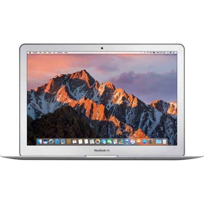  PC Portable Apple MacBook Air Core i5 1.8 GHz macOS 10.13 High Sierra 8 Go RAM 128 Go SSD 13.3" 1440 x 900 HD Graphics 6000 Wi-Fi kbd :… pas cher