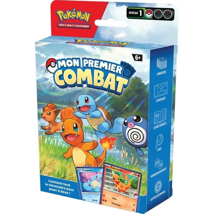 Carte à collectionner - ASMODEE - Pokémon : Mon premier combat - Mixte - 6  ans - 2 blocs de 17 cartes - Cdiscount Jeux - Jouets