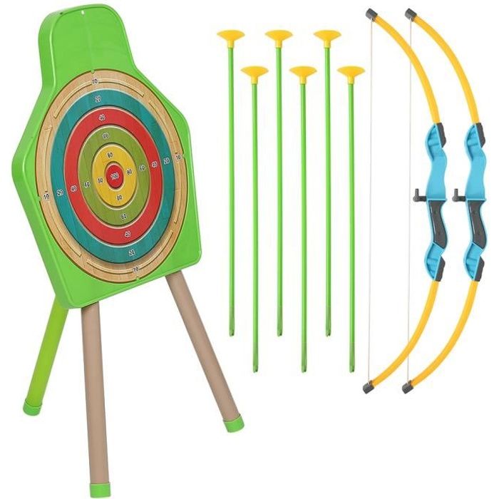 Ensemble de tir à l'arc pour enfants - MIA - Jeu de tir à l'arc - 2 Arc 6  Flèches - Cible - Cdiscount Jeux - Jouets