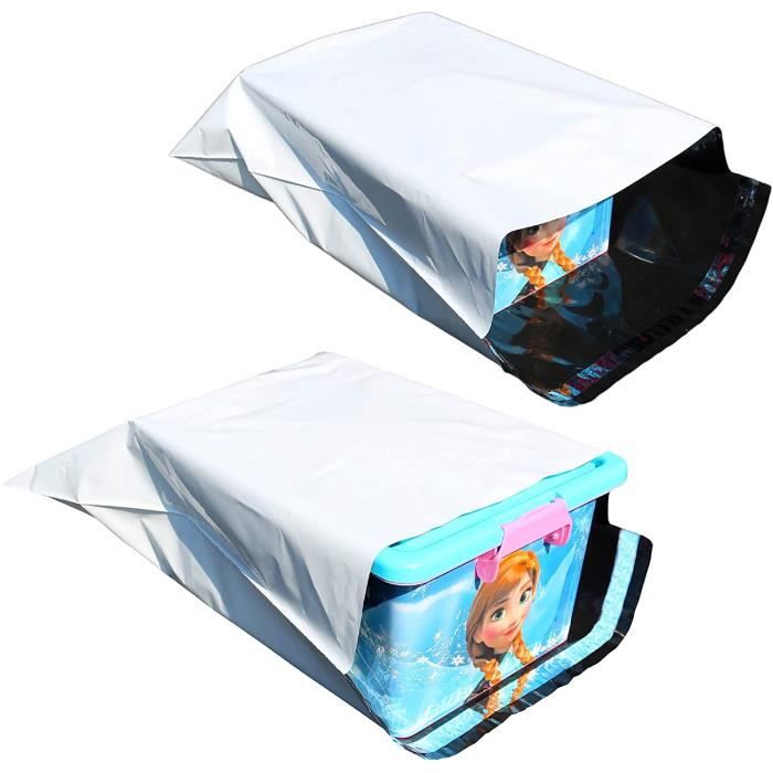 120 Pochettes Plastique Auto-adhésives L/M/S - Pour Envoi Vinted, Vêtements, Colis - Étanches
