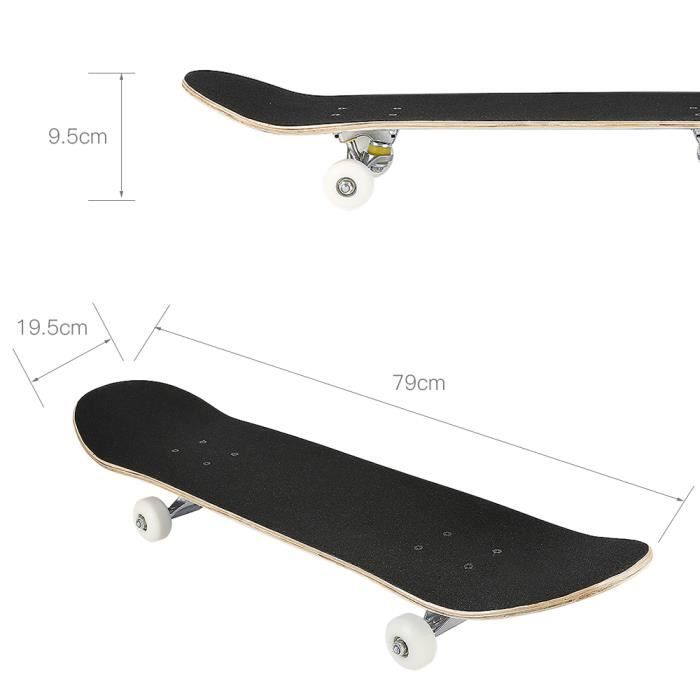 78,7 x 20,3 cm Skateboard Complet 80 x 19 cm Skateboard Imprimée Amusante Cruiser Skateboard Double Kick Concave Planche en Érable Canadien à 7 Couches streakboard Planche à Roulette 78,7 x 20,3 cm Skateboard Complet 80 x 19 cm Skateboard Imprimée Amusante Cruiser Skateboard Double Kick Concave Planche en Érable Canadien à 7 Couches streakboard Planche à Roulette