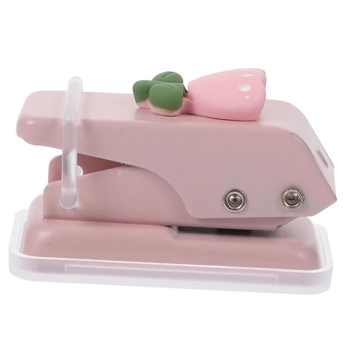 Mini Perforatrice 1 Trou - Pour 10 Feuilles Max, Portable, Blanc