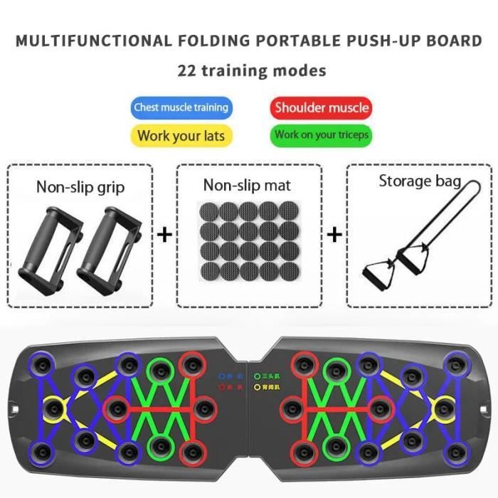 Appareil abdo,Planche d'entraînement de push-up multifonctionnelle pour