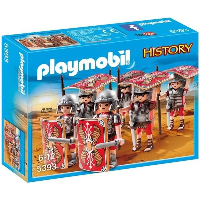 PLAYMOBIL - Bataillon Romain - HISTORY - Mixte - A partir de 4 ans