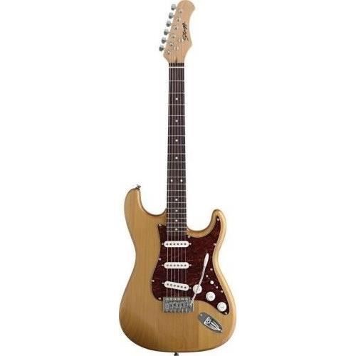 STAGG Guitare Electrique S 3/4 Naturel Satiné