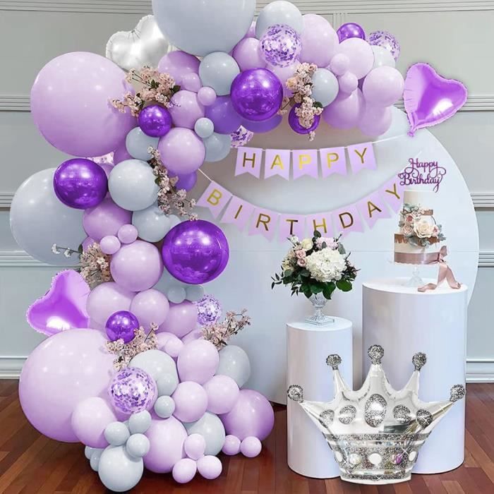 Anniversaire Ballons Décorations Encanto Isabella FONGWAN Bannière, Decoration de Gâteau, Articles de Fête - Violet Anniversaire Ballons Décorations Encanto Isabella FONGWAN Bannière, Decoration de Gâteau, Articles de Fête - Violet