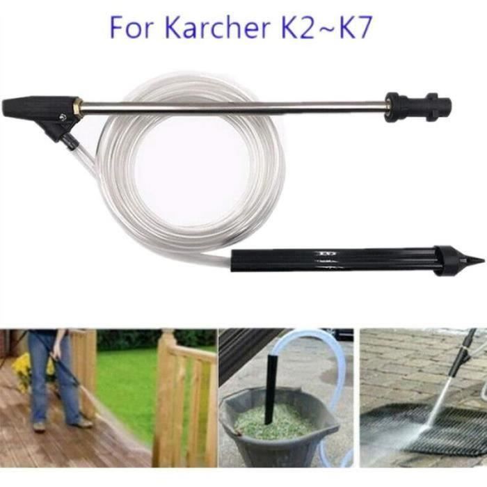 Kit De Sablage Pour Nettoyeur Haute Pression Karcher - Buse Céramique, Adaptateur Laiton, Tuyau 2,8 M, Dérouillage - 8
