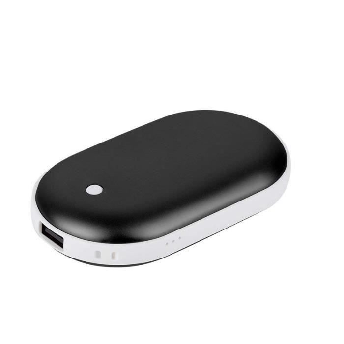 Aolfay Rechargeable Chauffe-Mains USB Chaufferette Main /électrique 5200mAH Portable Batterie Externe avec Fonction
