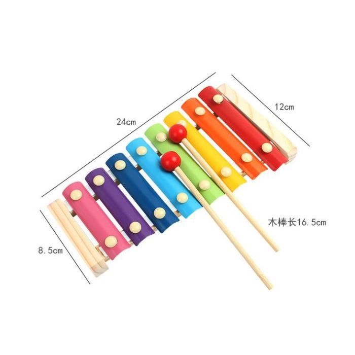 Xylophone Enfant - WJ20190528011 - Bois + Métal - Multicolore - Beige -  Instrument de Musique Enfant - Cdiscount Jeux - Jouets
