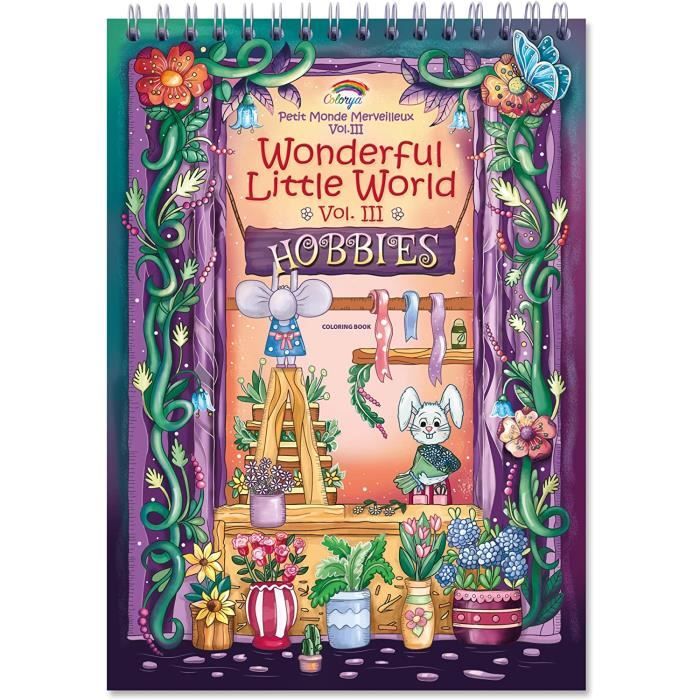Colorya Livre de Coloriage Wonderful Little World Vol. III
