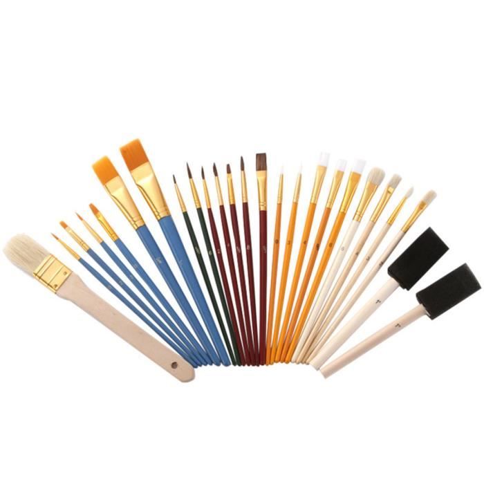 Daler-Rowney Graduate - Pack de 4 pinceaux naturels et synthétiques