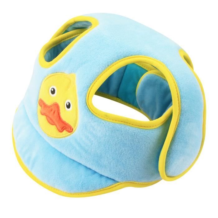 Casque de Protection pour Enfant - Bébé Sécurité Chapeau - Réglable - Anti Choc - Bleu