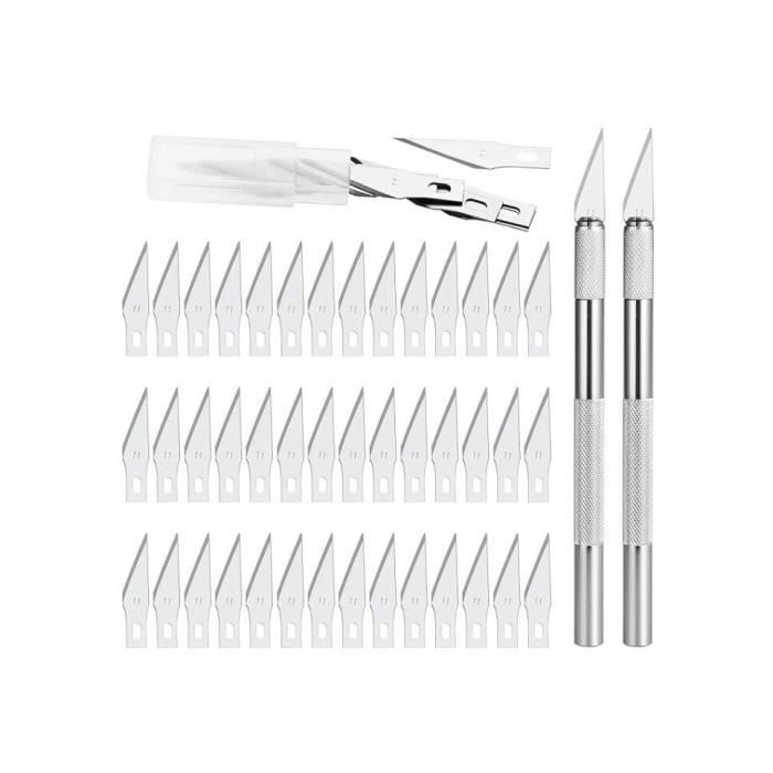 Precision Cutter 2 Scalpel avec 42 lames, Cutter de Précision