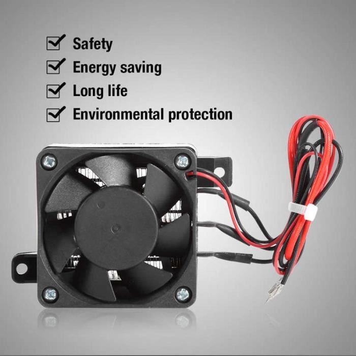 Élément chauffant PTC 12V, thermistance de sortie continue thermostatique travail continu 150W chauffage à air isolé PTC avec câble de 20 cm pour machine à rideau d'air Élément chauffant PTC 12V, thermistance de sortie continue thermostatique travail continu 150W chauffage à air isolé PTC avec câble de 20 cm pour machine à rideau d'air