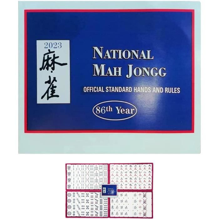 2023 Mahjong Cards, Mahjongg League Print Cards, 14X12Cmmahjong Cards