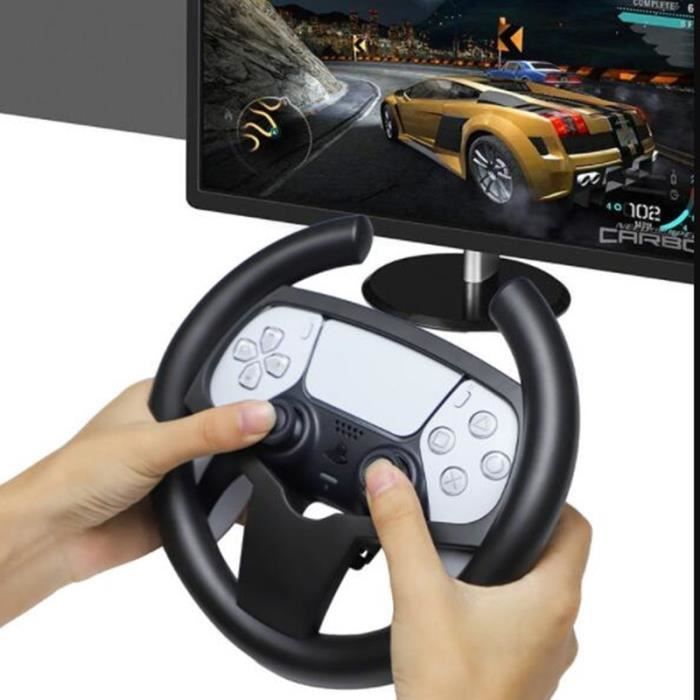 Manette jeux vidéo,Contrôleur de jeux vidéo pour PS5 Playstation 5, pour la  conduite en voiture, volant de jeu, roues [C246035005] - Cdiscount  Informatique