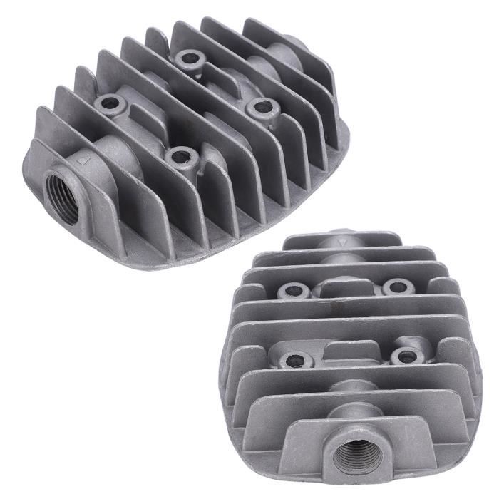 Culasse de compresseur dair double culasse grande finition pour culasse de culasse de compresseur dair