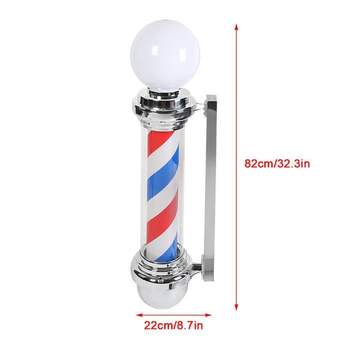 Lampe de Barbier, Poteau de Coiffeur – Mon Enseigne Lumineuse