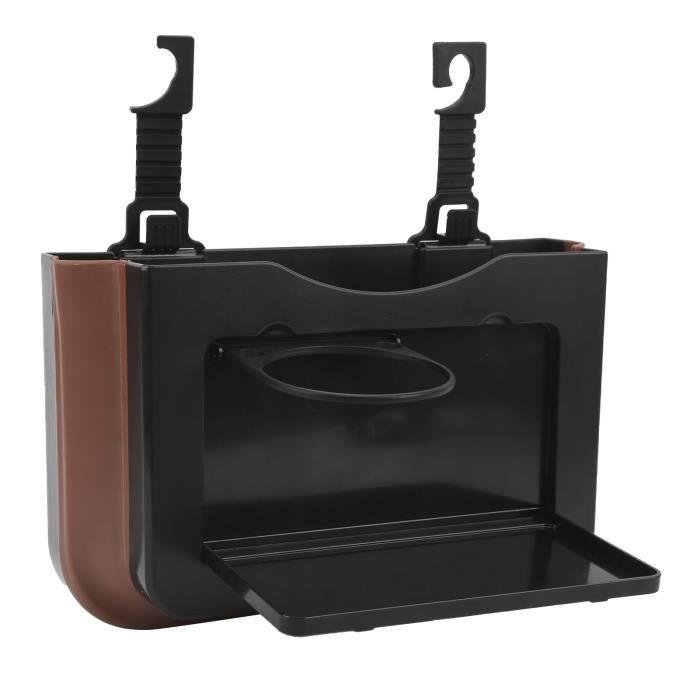Boîte De Rangement Auto Sous Siège ABS Noir - Dimensions 38.5x10.2x23.5 Cm - Organisation Voiture Pratique