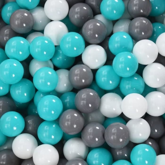500 Boules De Couleur 6cm Balles Colorées En Plastique Jeu Jouet Pour Enfants à Prix