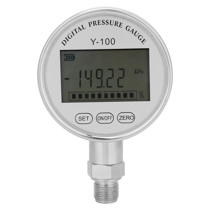 Manomètre Pour Filtre à Sable Piscine - 0-3 Bar, 53 Mm, Raccord 1/4 BSPT - Laiton, Haute Précision - 8