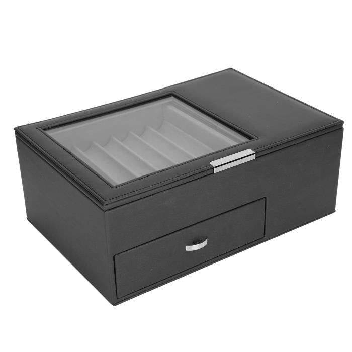 Boîte De Rangement Transparente Pour Stylos - Capacité 10 Stylos, Plastique Clair, Idéal Étudiant Ou Bureau, Dimensions 18 X 15,7 Cm - 2