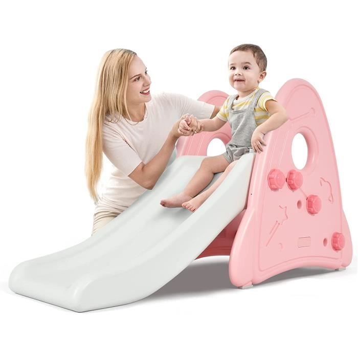 Zerone Petit Toboggan pour Enfants Int/érieur Toboggan Epaississant avec Poignée Petit Toboggan 3 Ans pour Enfants Maison Toboggan de Maternelle pour Jardins Pliable Aire de Jeux