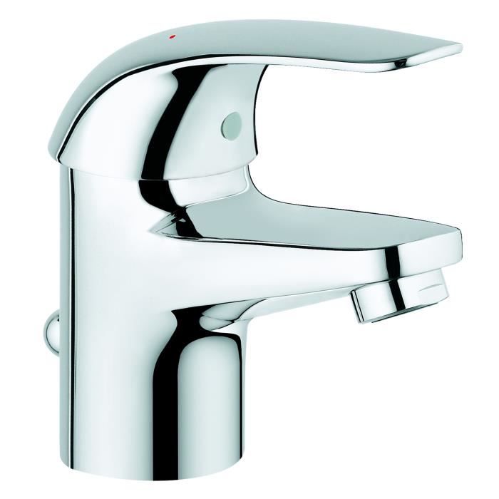 Robinet mitigeur lavabo GROHE Swift - Taille S - Chromé - Cdiscount  Bricolage