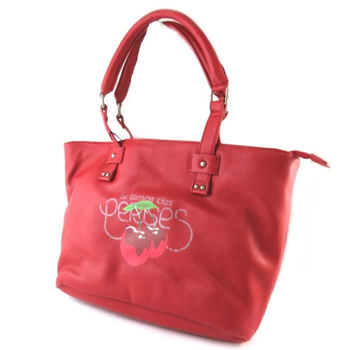 Sac créateur Le Temps des Cerises - 45x27x15 cm- Le Temps des Cerises [N9793]