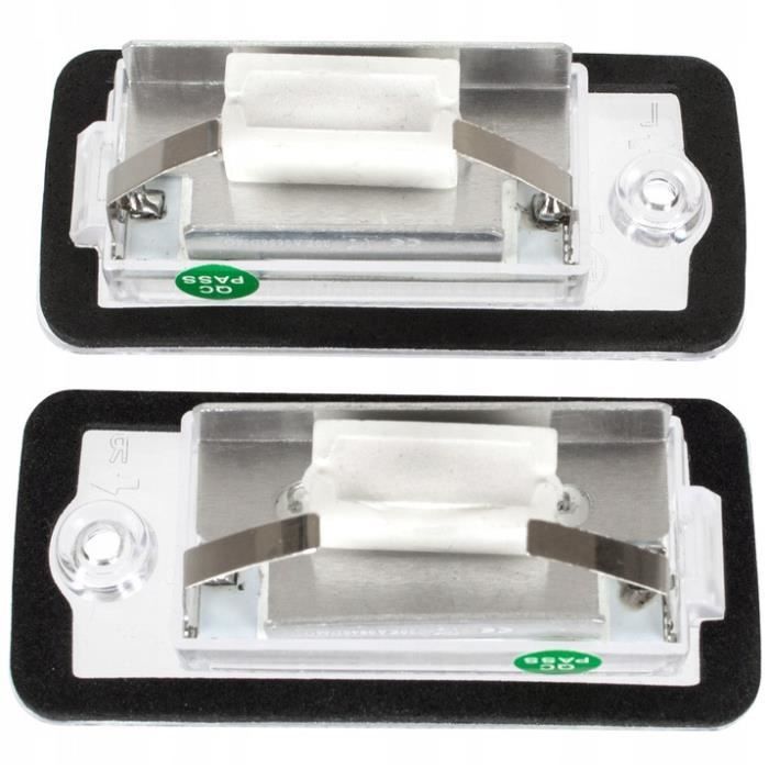 Lot De 2 éclairages LED Pour Plaque D'immatriculation - Blanc 6000K Canbus - Compatible Audi, Porsche - Sans Erreur