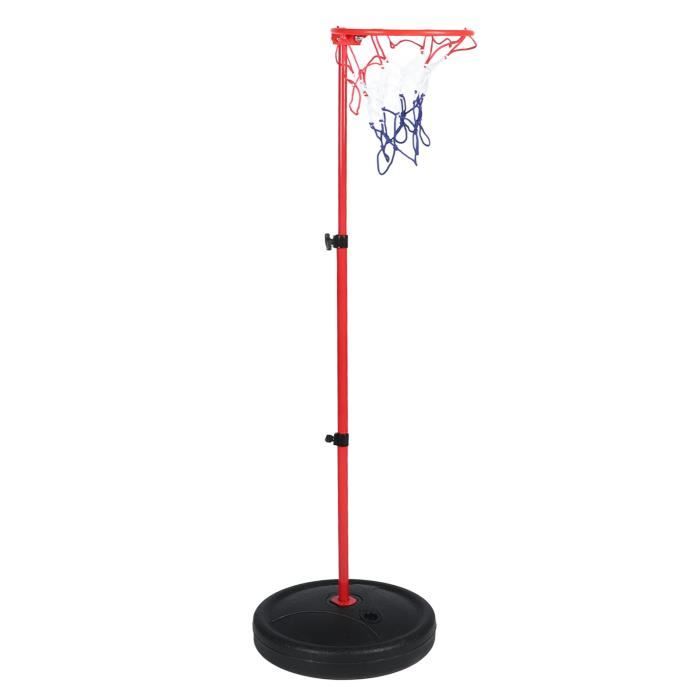 Sonnewelt – Panier De Basket 4 En 1 Enfant – Hauteur Réglable 114-160 Cm – Football, Golf, Lancer D’Anneaux – Cadeau Sport