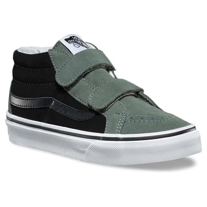 vans enfant gris