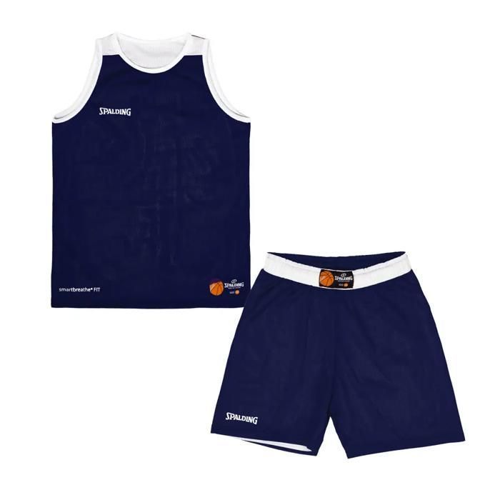 Ensemble maillot et short enfant Spalding Double Face - navy/white Ensemble maillot et short enfant Spalding Double Face - navy/white