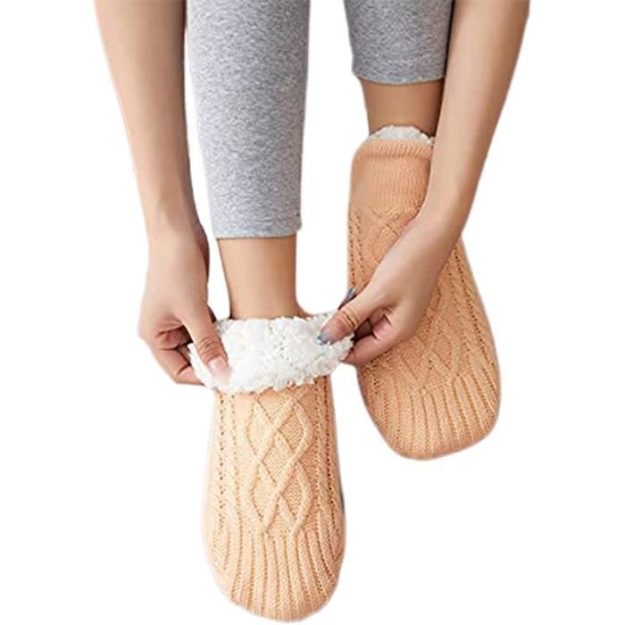 Chaussettes Femme Drôles Avec Animaux 3D - Antidérapantes - Hiver - Tricotées Main - Paresseux, Panda, Chat...