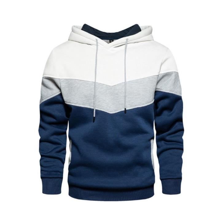 Sweat-shirt Homme Blanc Léger Vintage Encore Road To Happiness - Personnalisable, Coton, Italie
