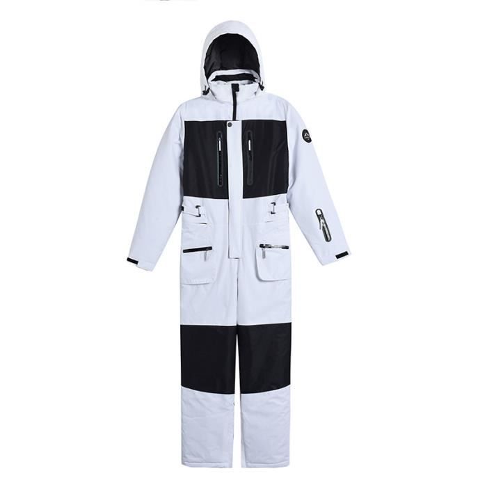 Combinaison de ski Adulte Homme-Femme Hiver A capuche Manches