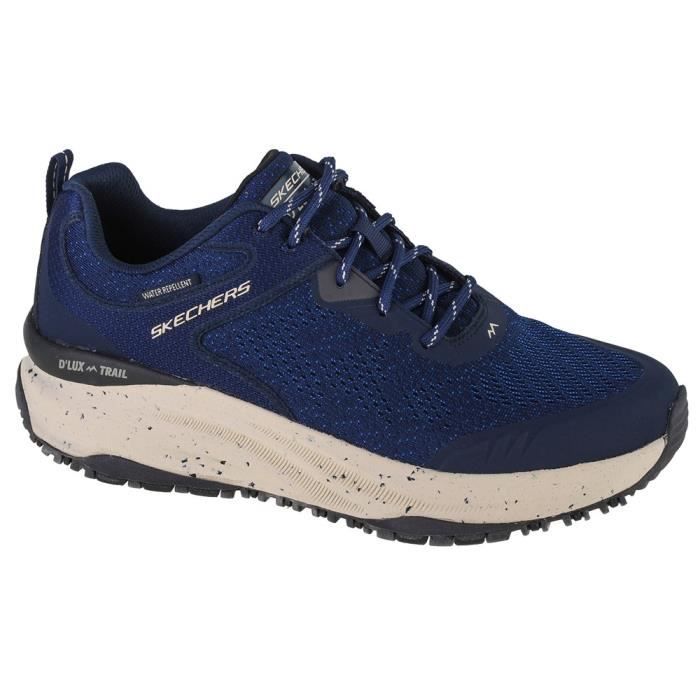 chaussures de running - skechers - dlux trail - bleu - homme/adulte