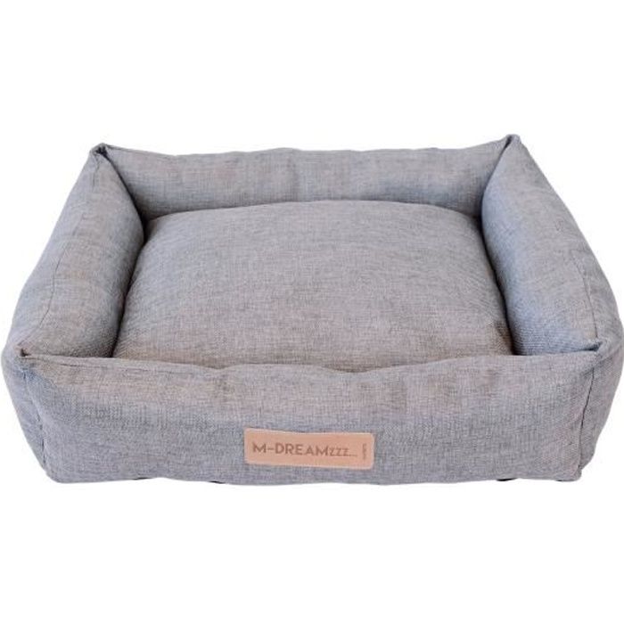 Comparer les prix de MPETS Panier coussin OLERON - Pour chien - S - Gris clair