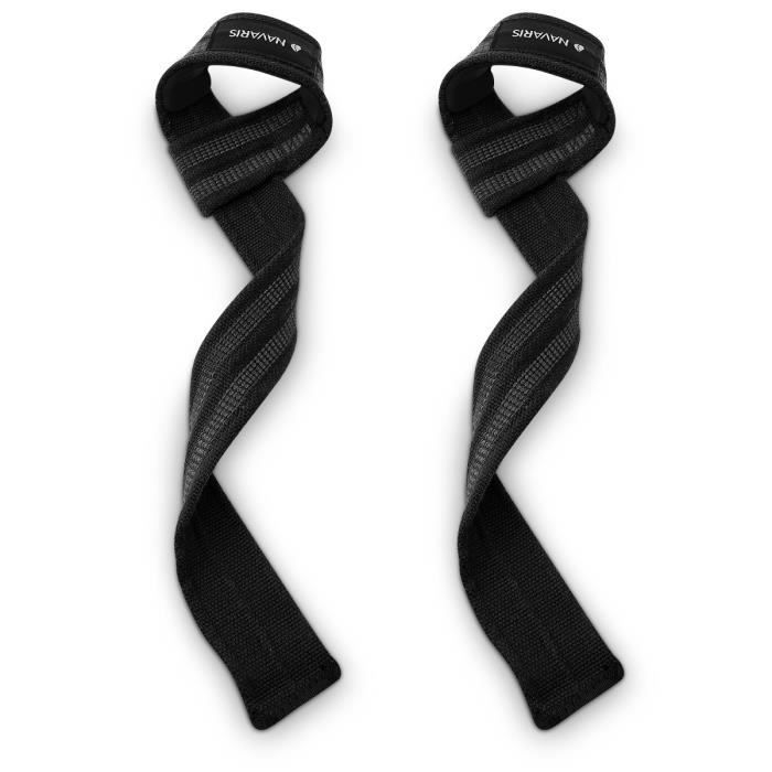 Lifting Straps Musculation Roar/® Sangles de Levage Musculation Sangle Halterophilie Bande Poignet avec Gel Strap Musculation Sangle Musculation Poignet Sangle de Tirage Musculation