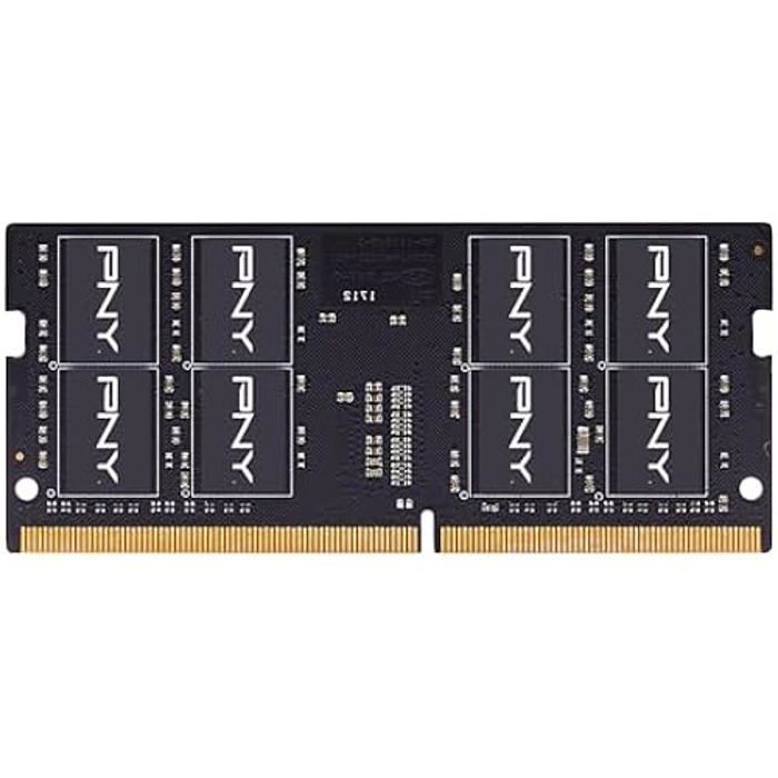 Mémoire RAM DDR4 – PNY – 8 Go – 3200MHz – CL22 – SODIMM – Non-ECC